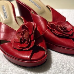Charles David women wedge faux leather